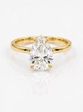 ANILLO GOTA — Moissanite Lágrima 1CT