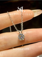 COLLAR DORADO — Moissanite 1CT