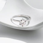 ANILLO ALBA — Moissanite 1CT VVS1