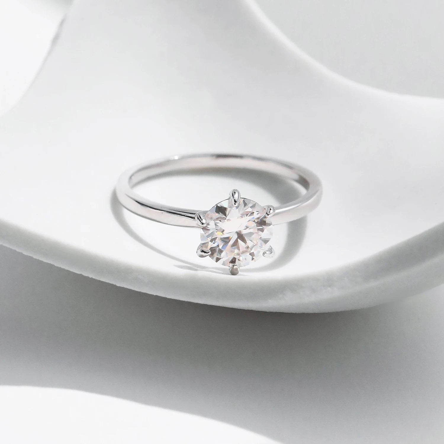 ANILLO ALBA — Moissanite 1CT VVS1