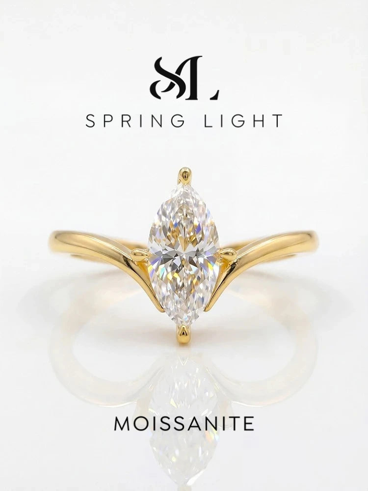 ANILLO REINA — Moissanite Marquesa 1CT