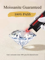 PENDIENTES CASCADA — Moissanite Borla 1CT