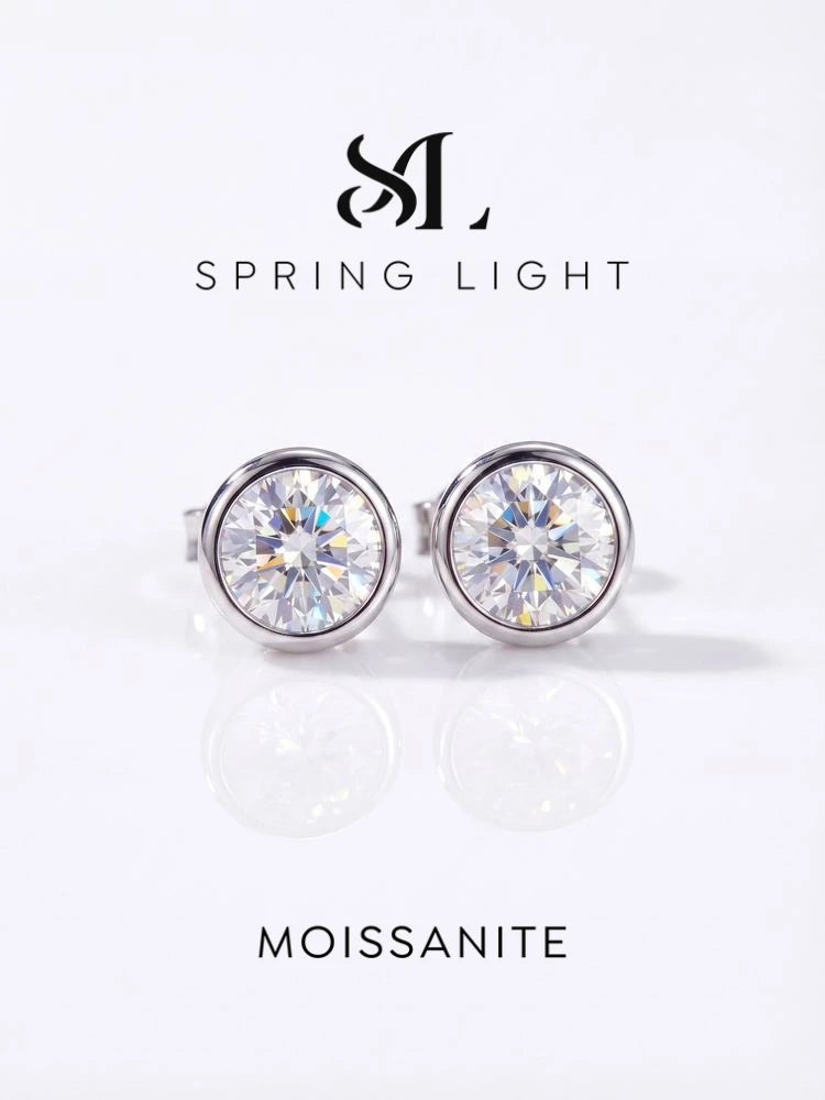 PENDIENTES ETERNA — Moissanite Clásica 0.5-1CT