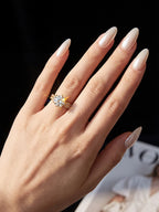ANILLO CIELO — Moissanite Blanca 1CT