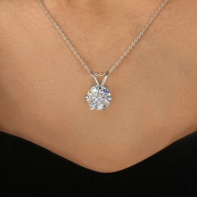 COLLAR DORADO — Moissanite 1CT