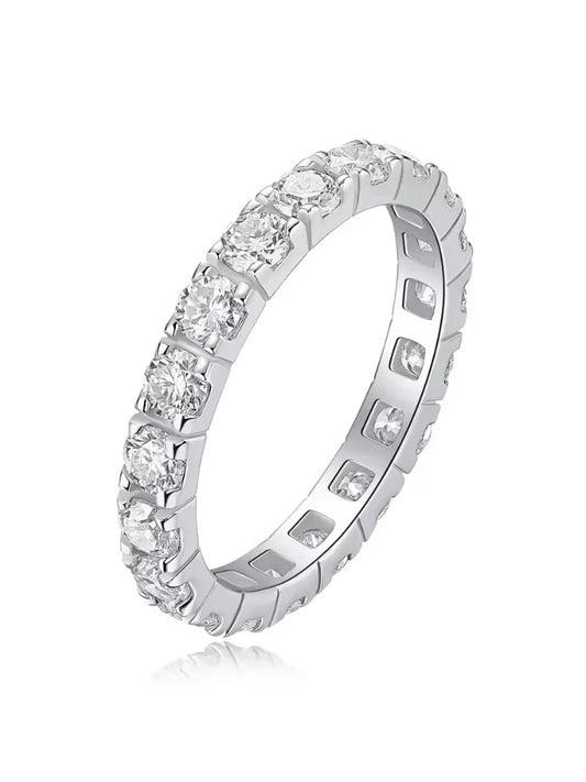 ANILLO LUNA — Moissanite Circular 1.9CT