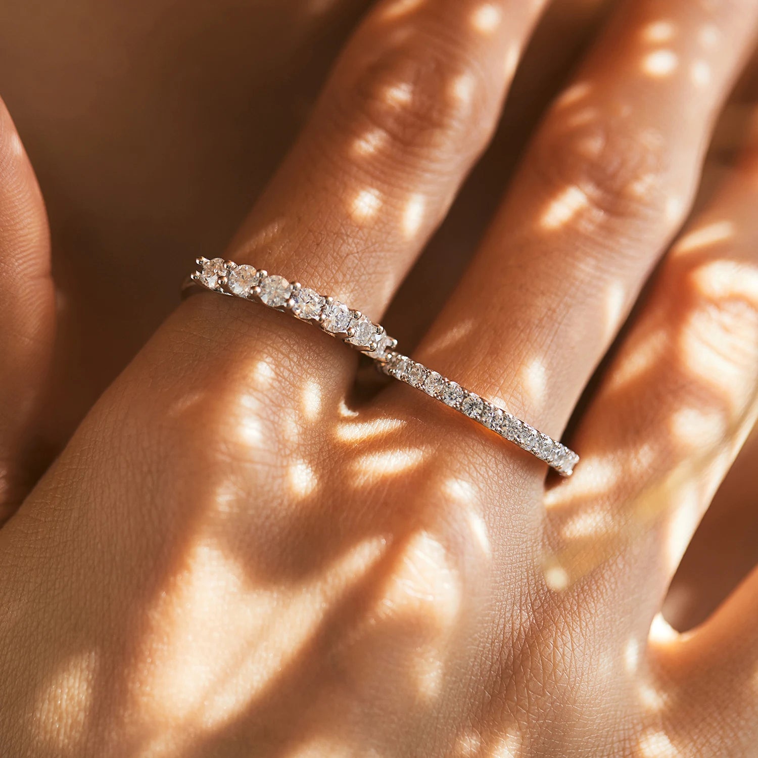 ANILLO ORION — Media Alianza Moissanite