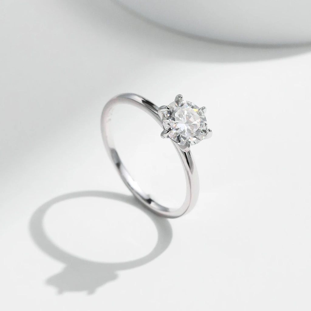 ANILLO ALBA — Moissanite 1CT VVS1