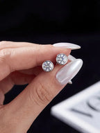 PENDIENTES ETERNA — Moissanite Clásica 0.5-1CT