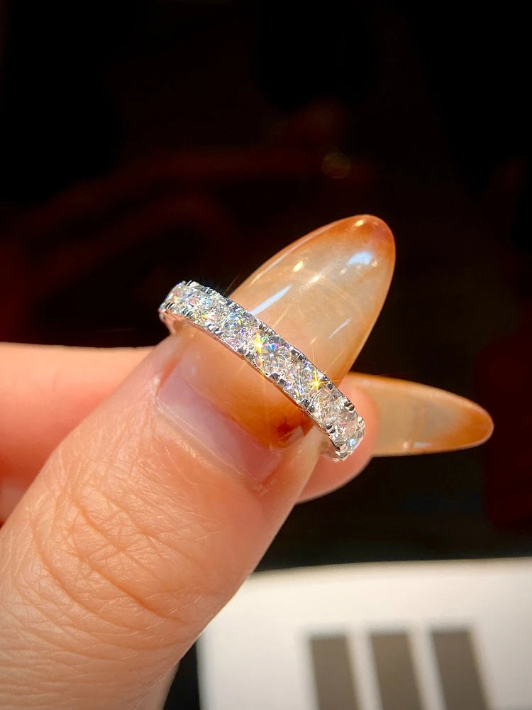 ANILLO LUNA — Moissanite Circular 1.9CT