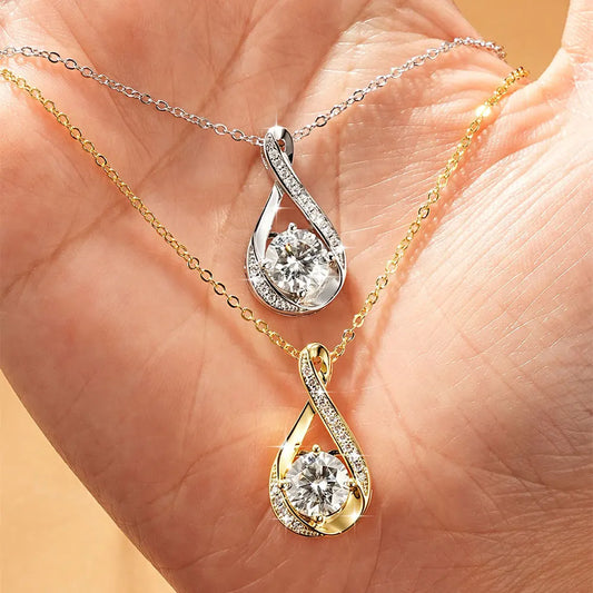 COLLAR AURORA — INFINITY MOISSANITE