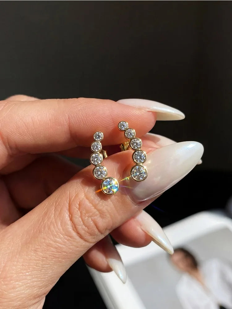 PENDIENTES BRISA — Moissanite 0.86CT