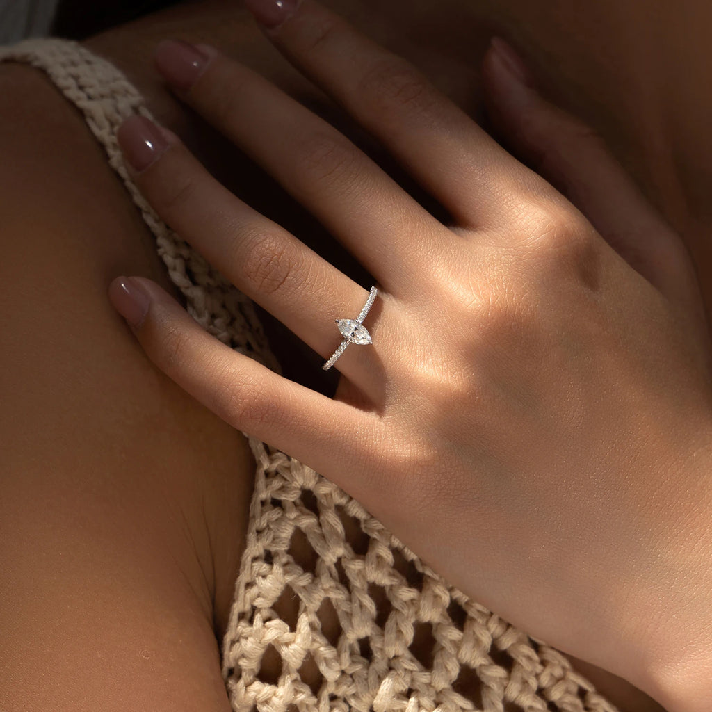 ANILLO VEGA — Moissanite Rombo 0.5CT