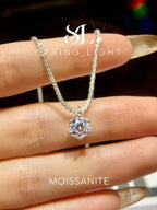 COLLAR CRUZ — Moissanite 1CT