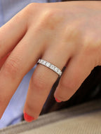 ANILLO LUNA — Moissanite Circular 1.9CT