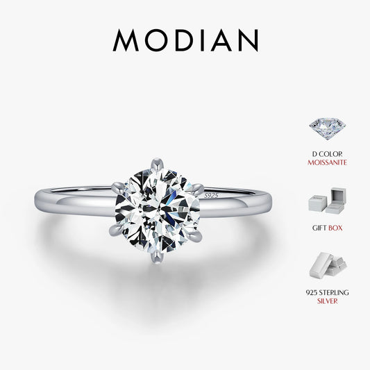 ANILLO ALBA — Moissanite 1CT VVS1
