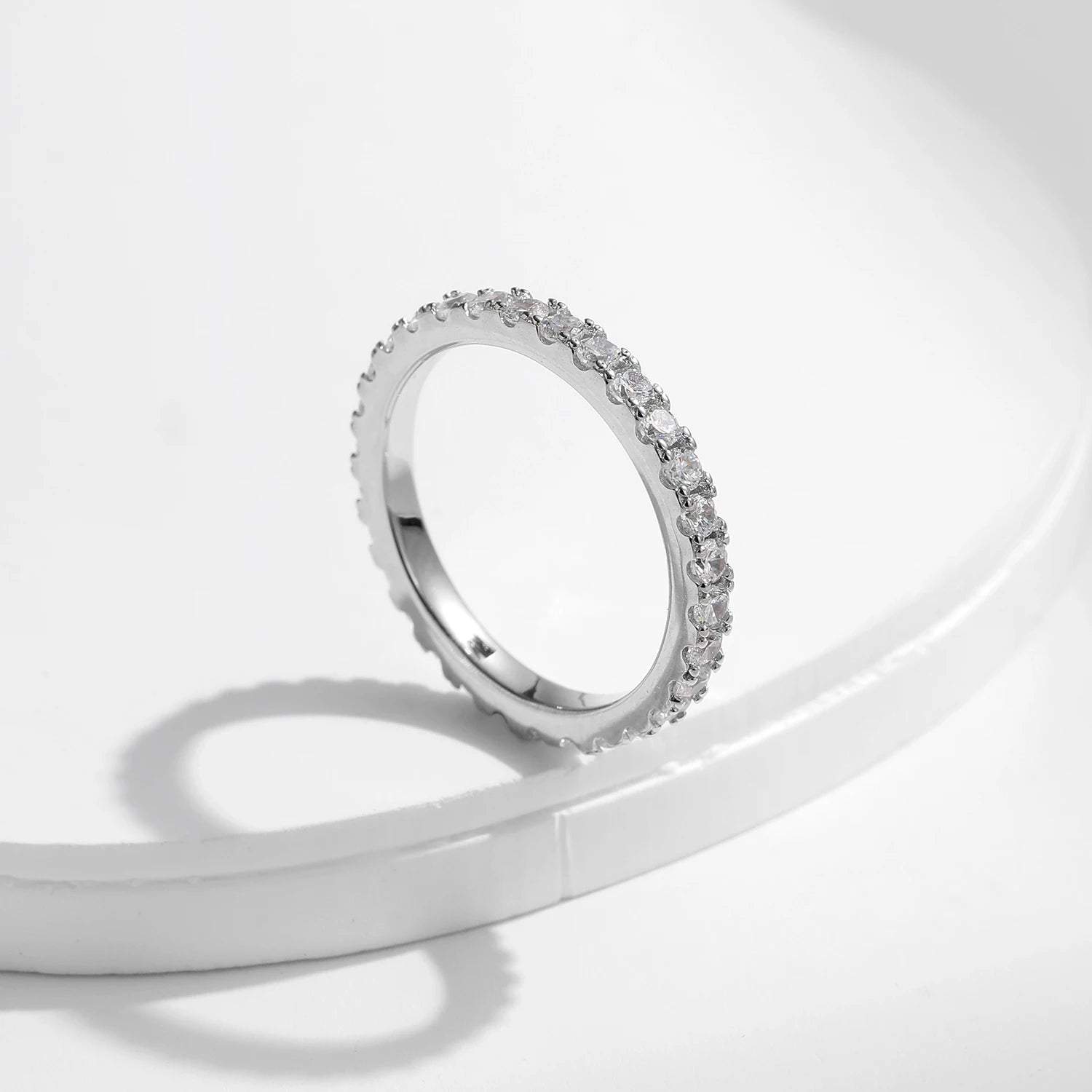 ANILLO ORION — Media Alianza Moissanite