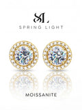 PENDIENTES CLÁSICOS — Moissanite 0.5-1CT