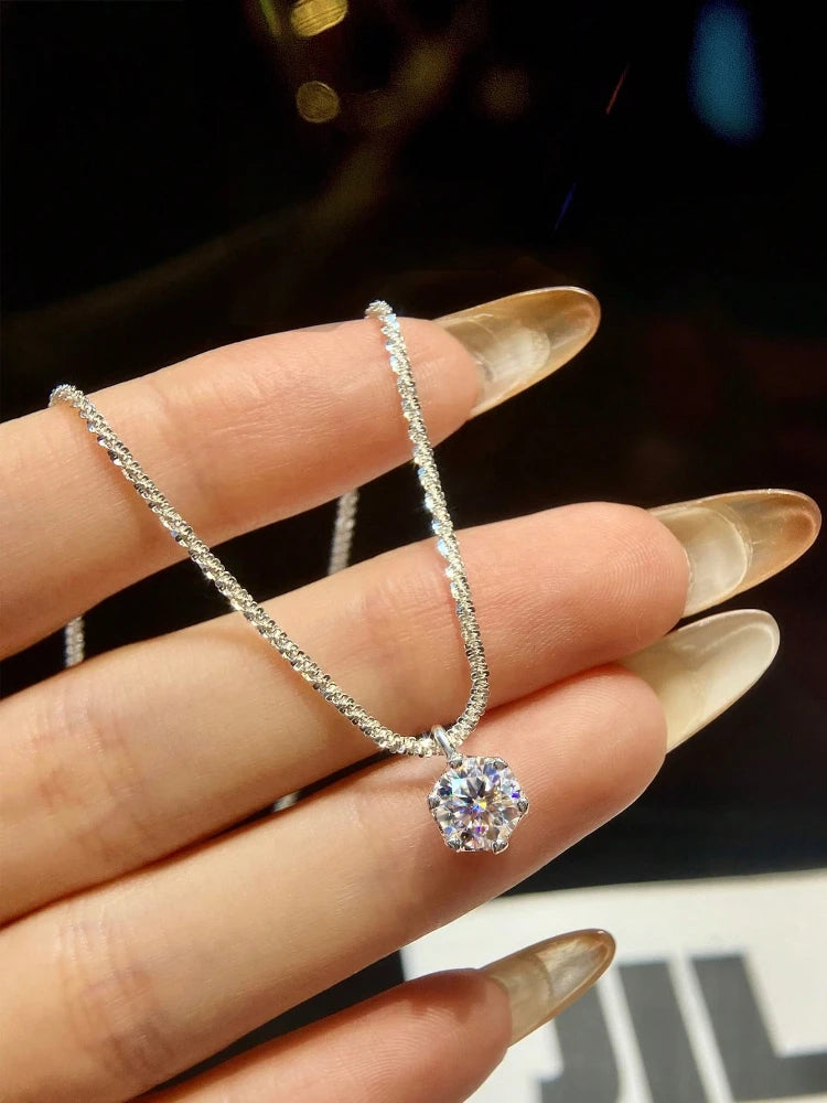 COLLAR CRUZ — Moissanite 1CT