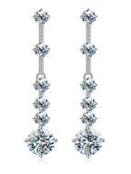 PENDIENTES CASCADA — Moissanite Borla 1CT